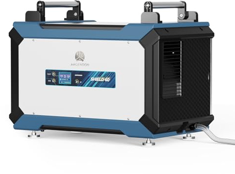 ARGENDON 145 Pint Crawl Space/Basement Dehumidifier with Drain Hose, Commercial Dehumidifiers for Large Space, Industrial, Water Damage, Auto Defrosting, 5 Years Limited Warranty