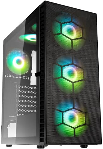 Kolink Observatory HF Plus Mesh ARGB Midi Tower Case - Black