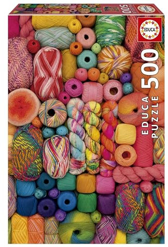 Educa - 500-teiliges Puzzle für Erwachsene | Themen. Inklusive Fix Puzzle-Kleber. Maße: 34 x 48 cm. Ab 11 Jahren (20172)