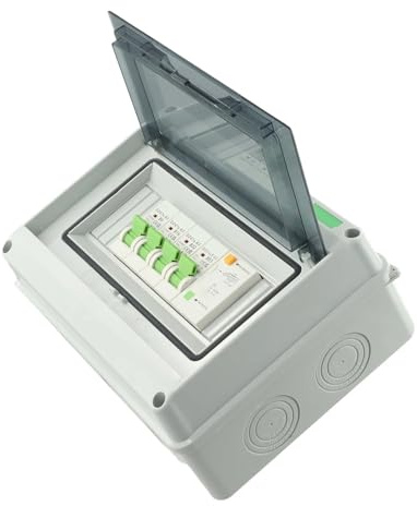 Cuadro Electrico, Cuadro Electrico Superficie Caja de distribución impermeable de 3 vías, disyuntores de protección contra fugas de 63A AC220V, suministros de equipos eléctricos for mejorar el hogar