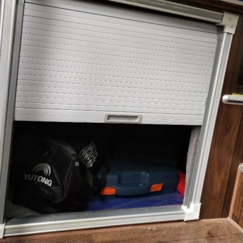 Appliance Garage Cabinet Roll Up Door, Up and Over Tambour Sliding Door Sideboard - Commercial/Residential, Retractable Roller Doors for Wardrobes/Bar Cabinet(30x38(76.2x96.5cm))