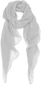 QUEEN HELENA Foulard Fantasia Sciarpa Velata Leggera Sottile Casual Morbida Donna (SC028 Ghiaccio)