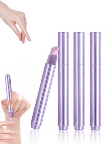 Cryptisg 3 stycken Cuticle Oil Pencil, 3-i-1 oljepenna | Bärbar nageloljepenna, nagelolja 3 i 1 för reparation av spruckna torra styvföräldrar