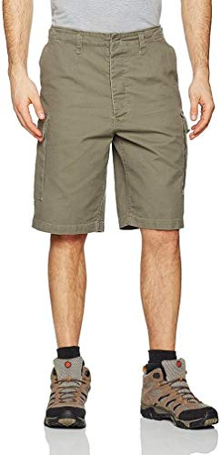 Bermudas del ejército alemán Moleskin Prewash Oliv