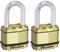 MASTER LOCK Pack of 2 Very High Security Padlocks, Security Level 9/10, Outdoor, Keyed, Laminated Steel, Weatherproof, Medium Shackle
