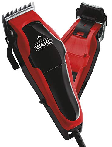 Wahl USA Clip ‘N Trim 2 in 1 Corded Hair Clipper with Pop Up Trimmer Kit, The Perfect Hair Clippers for Men’s Haircuts and Long Beard Touch Up Grooming – 79900-1501P