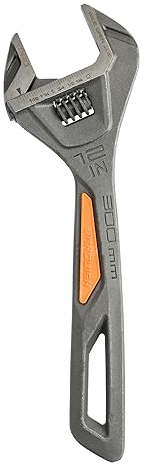 Vanquish Verstellbarer Schraubenschlüssel 304mm/12 Zoll Länge, Profi-Rollgabelschlüssel mit Breiter Backenöffnung 3179