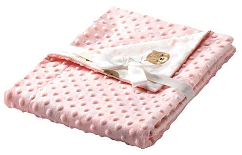 Textiles Mora Dubidu Decke für Babys, Mini-Wiege, 80 x 110 cm, Rosa, Decke, Unisex