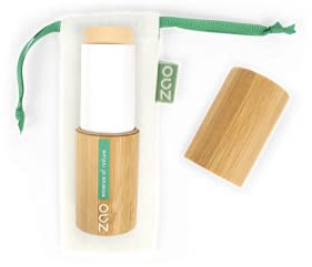 Vegan Foundation Make Up, Concealer & Contouring Stick 3in1 ZAO Bio 10 g – Vegane Schminke mit Sheabutter, Jojobaöl & Carnaubawachs - Nr. 771 Cream Beige