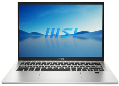 MSI Prestige 14 Inch FHD Laptop - (Intel Core i7-13700H, Intel Iris Xe Graphics, 16GB RAM, 512GB SSD, Windows 11 Home) - Urban Silver