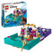 LEGO Disney Princess The Little Mermaid Story Book Buildable Toy with Ariel, Prince Eric and Ursula Micro Dolls plus Sebastian Figure, 2023 Film Playset, for Kids, Girls, Boys Aged 5 Plus 43213