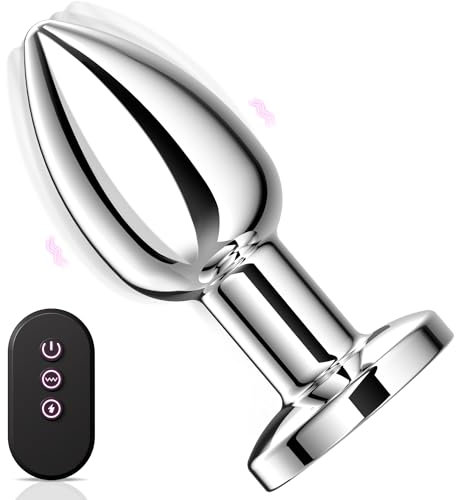 Analvibratoren für Mann Frau, Anal Vibrator für Männer mit Fernbedienung 10 Modi Analplug# für Frauen mit Vibration, Klein Vibratorensets für Frauen Paare Prostata Vibration Männer Analvibrator