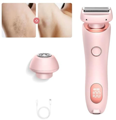 SilkGlide Pro, Silk Glide Razor, Electric Razor, Silky Glide Pro Hair Remover, Wet & Dry Beautibloom Razor, Bikini Trimmer, Women's Electric Rakapparat, for rakning av ben, armhålor, bikiniområde(Colo