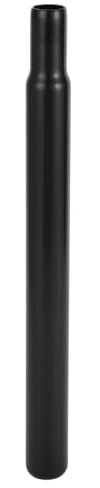 HOPESPANNER Universal 27.2x300mm Black Bike Seat Posts Durable Bike Saddle Post Seat Tube Steel 1 Pc