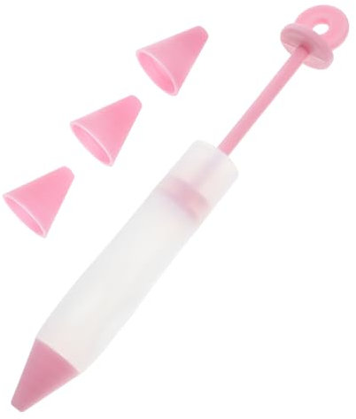 UTHCLO 1satz Silikon Dekorationsstift Für Desserts Mit Abnehmbaren Köpfen Zum Zeichnen Und Schreiben Kuchen Keksen Und Backzubehör