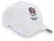 Offizielle England Rugby-Baseballkappe, weiß, verstellbar, Unisex, Rugby-Mütze, mehrfarbig, Einheitsgröße
