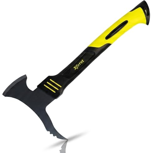 Xforst Sappie Forst 46 cm – 2-in-1 Handsappie Sapie mit Schneide | Holz Wenden & Äste Trennen | Fiberglasgriff, Aufhängeöse, gehärteter Stahlkopf | Forstwerkzeug rückenschonend | X-DB36