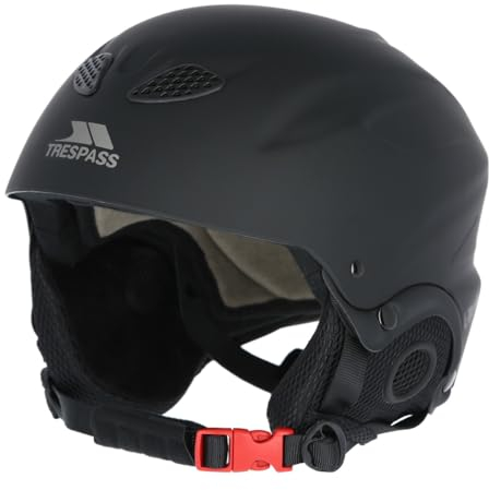 Trespass Sky High-Casco Sportivo da Neve, Taglia L, Colore: Nero Uomo