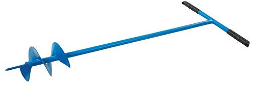 Dapetz ® Post Hole Auger 127mm Dia Creates Fence Post Holes in Most Soils Length 1100mm Professional Fence Post Auger for Fence Post Holes, Garden Fencing, Home Improvement, Post Hole Digger Drill