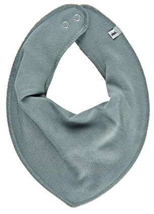 pippi Halstuch Lätzchen Dreieckstuch Biobaumwolle UNI in verschiedenen Farbvarianten (bleigrau)