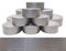 verpacking Premium Panzertape 50 m x 48 mm Silber Gewebeband Gaffa Tape Reparaturband hohe Klebekraft Klebeband mit Naturkautschuk-Kleber (12 Stück)