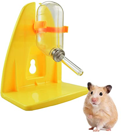 Dispensador de Agua Automático para Hámsters y Animales Pequeños - Bebedero de 60ML con Soporte