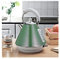 FairUo Kettles for Boiling Water, Kettles for Boiling Water Tea Coffee Pot Water Samovar Heated Bowl 1.8L 1800W Kitchen Appliances Boiler Boil-Dry Protection, Stainless/Green