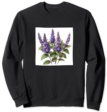 Anise Hyssop Flower Cottagecore Graphic Sweatshirt