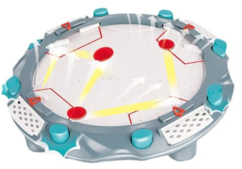 Airhockeyspiel für Kinder | Tisch-Air-Hockey-Spiel | Eishockeytisch mit Gebläse, Tischhockeyspiel mit Gebläse, Airhockeytisch für Kinder, interaktives Airhockey für Kinder