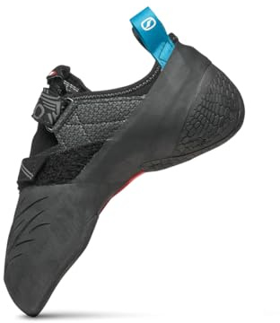 SCARPA Drago XT Rock Climbing & Bouldering Shoes - Specialized Performance for Sensitivity - Black/Iron - 6.5 Men/7.5 Women