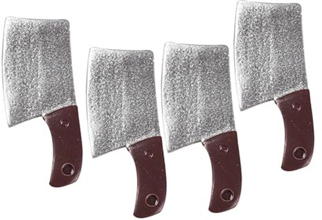 Toyvian 4pièces Miniature Couteau De Cuisine De Outils De Décoration pour Maison De Poupée Et Cuisine