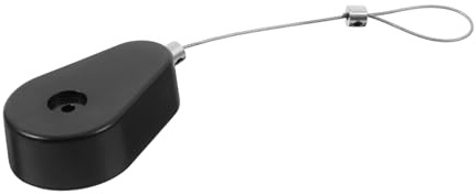 FELTECHELECTR Boîtier Enrouleur Antivol Automatique avec Câble Acier Support Rétractable Sécurisé pour Électronique et Bureau Protection et Rangement Facile