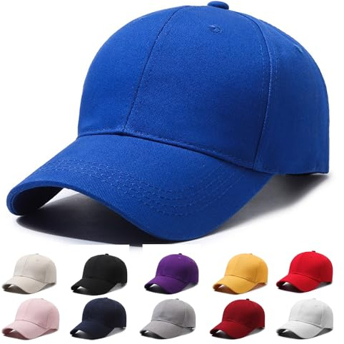 Fuantuda Casquette de Baseball pour Homme et Femme, Casquettes Sport Baseballs, 100% Coton, Taille Unique, Coton Anti Soleil Baseball Cap, Casquette Ajustable Homme et Femme Chapeaux