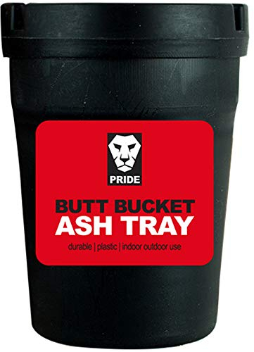 Cigarette Butt Ashtray Bucket Self Extinguishing Bin Tray Ideal for Vehicle or Outdoor Table