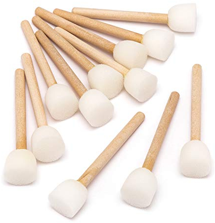 Baker Ross AW590 Mini Sponge Paint Dabbers (Pack of 12)