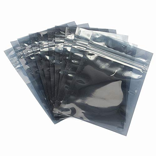 Lot de 100 sacs antistatiques en PVC refermables pour SSD/HDD/carte mètre/carte vidéo/RAM