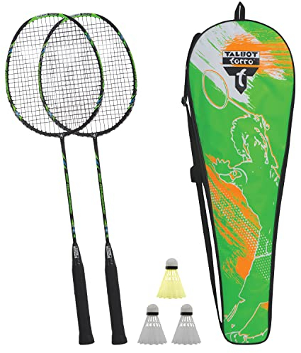 Talbot-Torro Unisex – Erwachsene Badminton Set Arrowspeed 299, Multicolor, Einheitsgröße