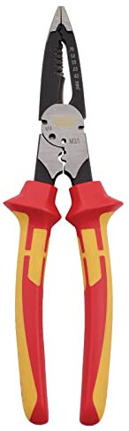 Draper 94642 XP1000 VDE Multi-Purpose Pliers, 200mm Red and Yellow
