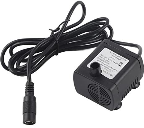 YUMILI Solar-Springbrunnenpumpe, DC12V 420 l/h 5W Mini-Tauchwasserpumpe, Solar-Wasserpumpe, schwimmender Springbrunnen für Aquarium, Teich, Statuen