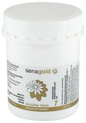 Schüßler Salze Nr. 7 | Magnesium phosphoricum D6 | Tabletten | glutenfrei (4000 St.) * 4 Packungen mit je 1000 Tabletten * Biochemie nach Dr. Schüssler Nr 7