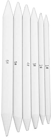 Tortillon-Stump-Skizze, 6 Größen, Pastellfarben, 6 Größen