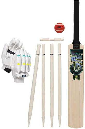 Gunn & Moore Aion, Set Mazza da Cricket e ceppi Gioventù Unisex, Size 6-Player Height 157-163cm