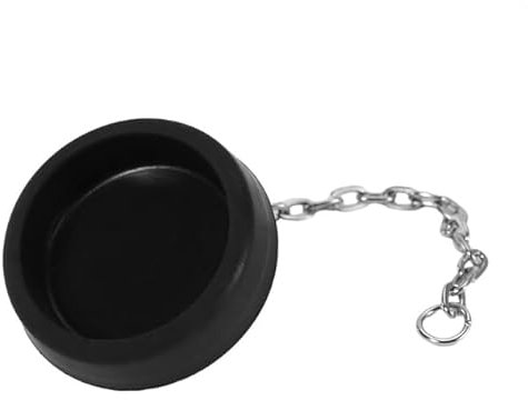 Lot de 4 bouchons de baignoire universels avec chaîne en acier inoxydable et crochet en forme de S, pour cuisine, salle de bain, maison, 41 mm à 43 mm