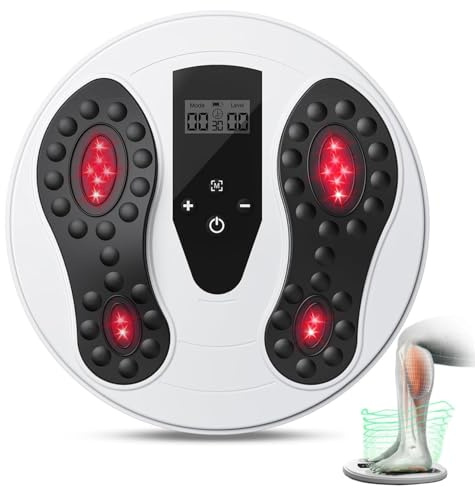 Medic Durchblutungsstimulator mit 660 + 850 NM Infrarotlicht, EMS Fußmassagegerät, Durchblutungs-Stimulator beine, lindert Neuropathie, Knie- & Beinschmerzen, fördert die Fußdurchblutung
