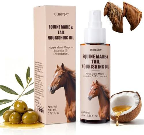 ULROYDA Spray Desenredante Para Caballos, Crin Y Cola, 100 ml