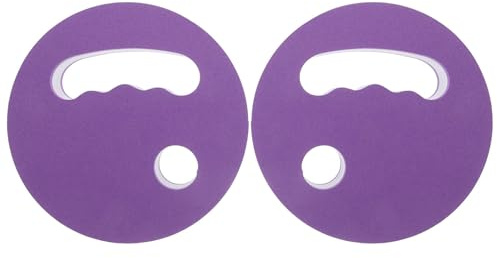 FRCOLOR Disques de Natation Portables en Eva Prise Confortable et Visibilité Améliorée, Disques de Résistance pour Piscine, Exercice Aquatique pour Adultes et Débutants