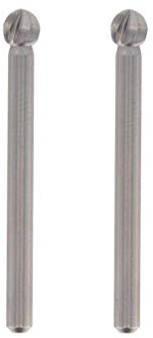 Dremel 192 Hochgeschwindigkeits-Fräser - Zubehörsatz für Multifunktionswerkzeug mit 2 Fräsern Ø 5,6mm zum Gravieren, Schnitzen und Fräsen in Holz, Kunststoffe, Leder, Ziegelstein, Plexiglas u.v.m.