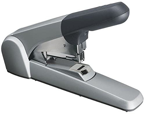 Leitz Extrastarkes Flachheftgerät, Großes Heftgerät für 60 Blatt, Reduziert Papierstapel im Büro, inkl. 1000 Heftklammern, Robustes Metall, recycelte Kunststoffteile, 83% recycelbar, Weiß, 55520084
