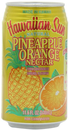 Hawaiian Sun Nectar, Pineapple-Orange, 11.5 Fl Oz (Pack of 24)