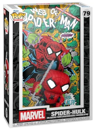 Funko Pop! Comic Cover: Marvel - Spider-Hulk - Figura de Vinilo Coleccionable - Idea de Regalo - Mercancía Oficial - Juguetes para niños y Adultos - Figura Modelo para coleccionistas y exhibición